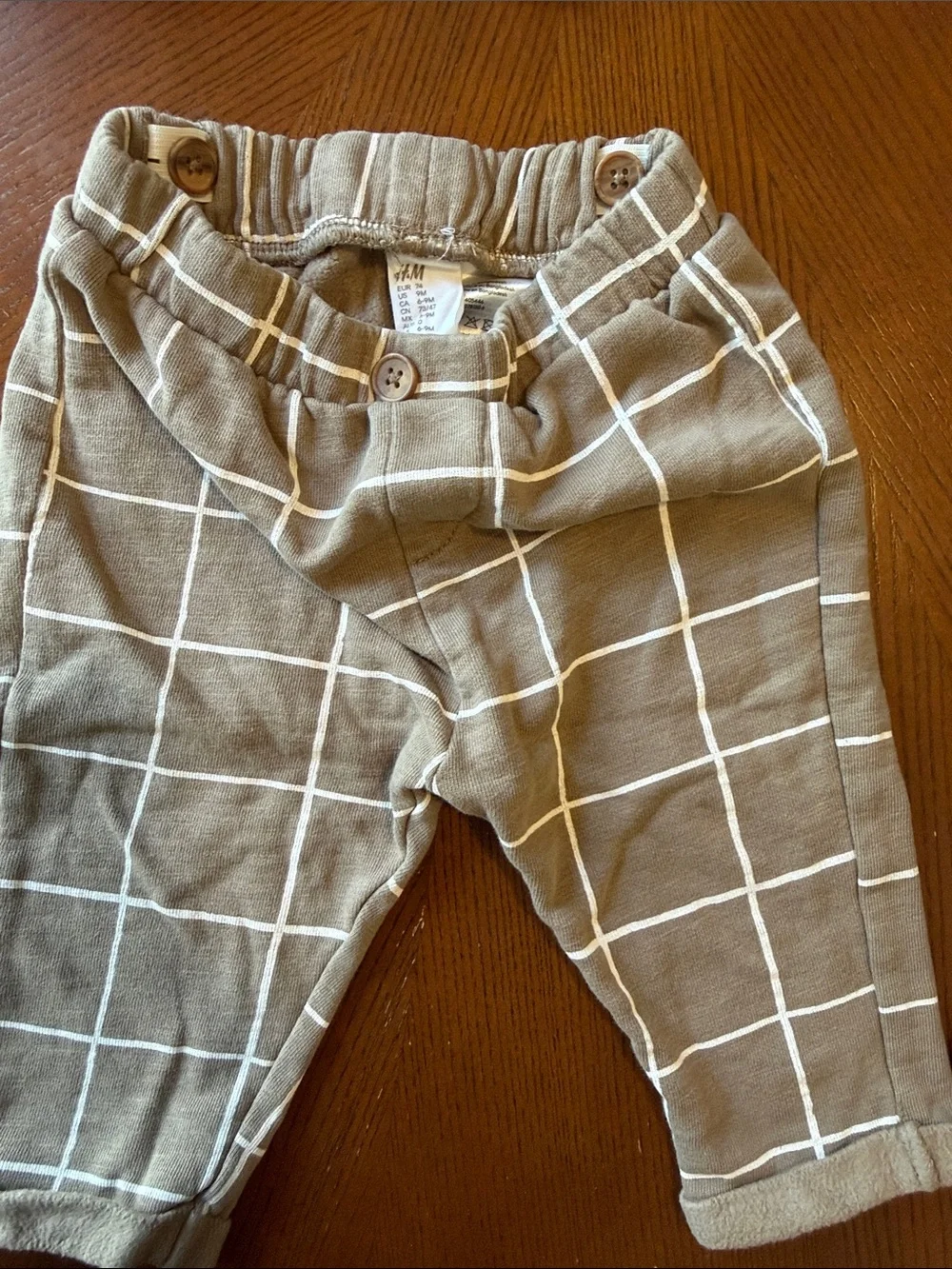 H&M Kids Matching Button-Down Shirts and Shorts and Pant